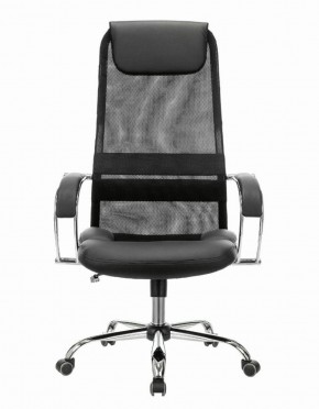 Кресло офисное BRABIX PREMIUM "Stalker EX-608 CH" (хром, ткань-сетка/кожзам, черное) 532091 в Сургуте - surgut.mebel-74.com | фото