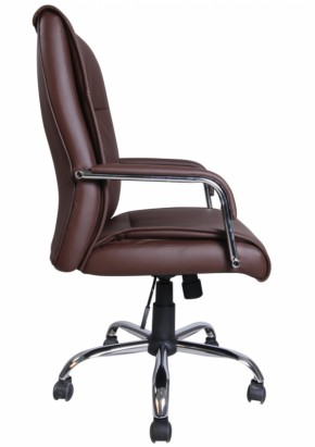 Кресло офисное BRABIX "Space EX-508" (экокожа, хром, коричневое) 531164 в Сургуте - surgut.mebel-74.com | фото