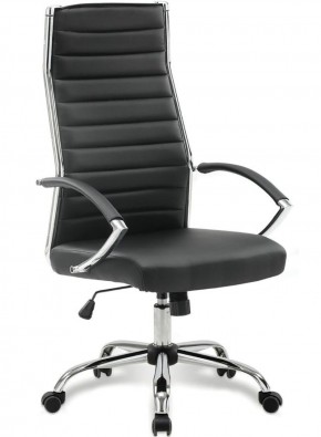Кресло офисное BRABIX "Style EX-528", экокожа, хром, черное, 531947 в Сургуте - surgut.mebel-74.com | фото