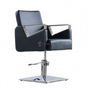 Кресло парикмахерское Barneo 6300V5 черное в Сургуте - surgut.mebel-74.com | фото