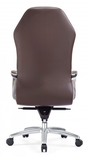 Кресло руководителя Бюрократ _AURA/BROWN коричневый в Сургуте - surgut.mebel-74.com | фото