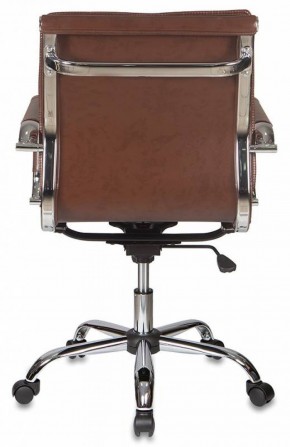 Кресло руководителя Бюрократ CH-993-LOW/BROWN коричневый в Сургуте - surgut.mebel-74.com | фото