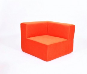 Кресло-угловое-модуль бескаркасное Тетрис 30 (Оранжевый) в Сургуте - surgut.mebel-74.com | фото