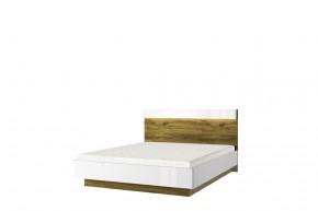 Кровать 160 с подъемником, TORINO, цвет белый/Дуб наварра в Сургуте - surgut.mebel-74.com | фото