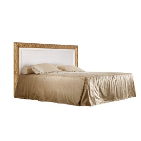 Кровать 2-х спальная (1,4 м)Тиффани штрих-лак/золото с подъемным механизмом (ТФКР140-2[7]) в Сургуте - surgut.mebel-74.com | фото