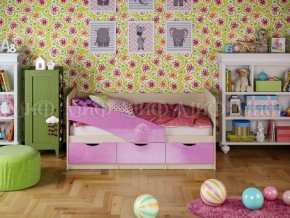 Кровать Бабочки (Сиреневый металлик) 1600 в Сургуте - surgut.mebel-74.com | фото