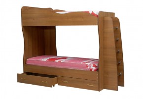 Кровать детская 2-х ярусная Юниор-1 (800*2000) ЛДСП в Сургуте - surgut.mebel-74.com | фото