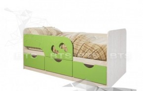 Кровать детская Минима Лего 1.86 (крем/дуб атланта) в Сургуте - surgut.mebel-74.com | фото