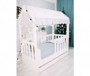 Кровать-домик с ящиком 800*1600 (Белый) в Сургуте - surgut.mebel-74.com | фото