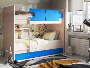 Кровать двухъярусная "Тетрис" (латы) с бортиками + ящики в Сургуте - surgut.mebel-74.com | фото