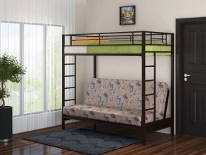 Кровать двухъярусная с диваном "Мадлен" (Коричневый/Бежевый) в Сургуте - surgut.mebel-74.com | фото