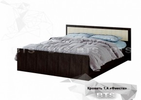 Кровать Фиеста 1400 LIGHT + Проложки LIGHT 1400 ДСП (Венге/Лоредо) в Сургуте - surgut.mebel-74.com | фото