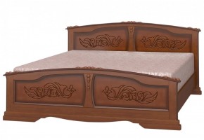 ЕЛЕНА Кровать из массива 1200 (Орех) в Сургуте - surgut.mebel-74.com | фото