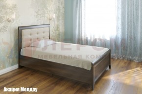 Кровать КР-1031 с мягким изголовьем в Сургуте - surgut.mebel-74.com | фото