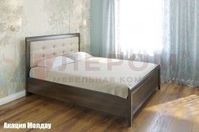 Кровать КР-1034 с мягким изголовьем в Сургуте - surgut.mebel-74.com | фото