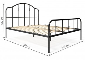 Кровать Милена 160х200 черная в Сургуте - surgut.mebel-74.com | фото