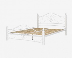 Кровать "Фортуна 1" КМД 2.01 Белая (1200*2000) (ножки-белые) с коваными элементами в Сургуте - surgut.mebel-74.com | фото