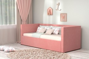Кровать с ПМ (арт.030) (с/м 900*2000мм) (б/матр), ткань розовая в Сургуте - surgut.mebel-74.com | фото