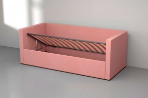 Кровать с ПМ (арт.030) (с/м 900*2000мм) (б/матр), ткань розовая в Сургуте - surgut.mebel-74.com | фото
