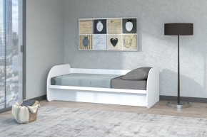 Кровать Сказка с ПМ 900 (Белый текстурный) в Сургуте - surgut.mebel-74.com | фото