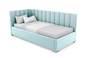 Кровать угловая Хлоя интерьерная +основание (90х200) 5 кат. ткани в Сургуте - surgut.mebel-74.com | фото