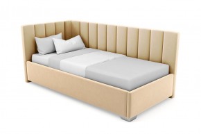 Кровать угловая Хлоя интерьерная +основание/ПМ/бельевое дно (120х200) в Сургуте - surgut.mebel-74.com | фото