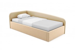Кровать угловая Лэсли интерьерная +настил ДСП (120х200) 5 кат. ткани в Сургуте - surgut.mebel-74.com | фото