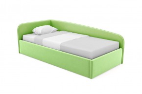 Кровать угловая Лэсли интерьерная +основание (120х200) 1 кат. ткани в Сургуте - surgut.mebel-74.com | фото