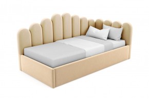Кровать угловая Лилу интерьерная +основание/ПМ/бельевое дно (120х200) в Сургуте - surgut.mebel-74.com | фото