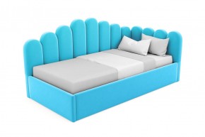 Кровать угловая Лилу интерьерная +основание/ПМ/бельевое дно (80х200) в Сургуте - surgut.mebel-74.com | фото