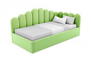 Кровать угловая Лилу интерьерная +основание/ПМ/бельевое дно (90х200) в Сургуте - surgut.mebel-74.com | фото