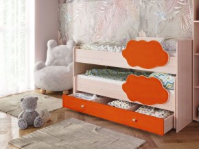 Кровать выкатная Соник на щитах (800*1600) с бортиком + ящик в Сургуте - surgut.mebel-74.com | фото