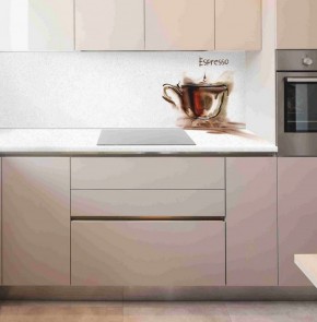 Кухонный фартук со столешницей (А-012) в едином стиле (3050 мм) в Сургуте - surgut.mebel-74.com | фото
