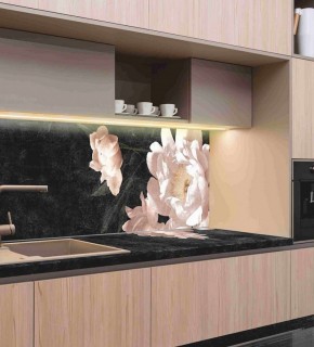 Кухонный фартук со столешницей (А-05) в едином стиле (3050 мм) в Сургуте - surgut.mebel-74.com | фото