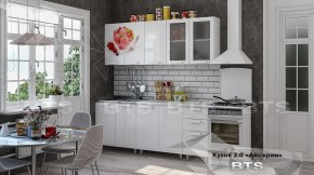 Кухонный гарнитур Айс-крим 2.0 (БТС) белый глянец в Сургуте - surgut.mebel-74.com | фото