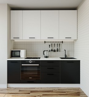 Кухонный гарнитур Графика 2200 (Стол. 26мм) в Сургуте - surgut.mebel-74.com | фото