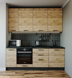 Кухонный гарнитур Крафт 2200 (Стол. 26мм) в Сургуте - surgut.mebel-74.com | фото