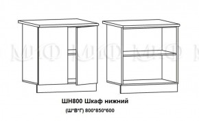 ЛИЗА-2 Кухонный гарнитур 1,7 Белый глянец холодный в Сургуте - surgut.mebel-74.com | фото