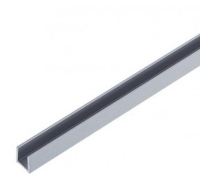 Планка для стеновой панели П-образная 6 мм (алюминий) в Сургуте - surgut.mebel-74.com | фото