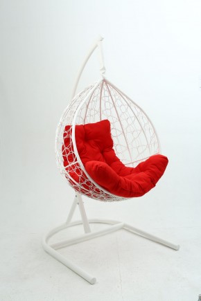 Подвесное кресло Бароло (белый/красный) в Сургуте - surgut.mebel-74.com | фото