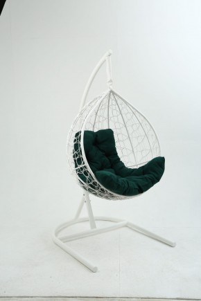 Подвесное кресло Бароло (белый/зеленый) в Сургуте - surgut.mebel-74.com | фото