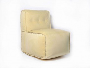 Прямое модульное бескаркасное кресло Комфорт (Желтый велюр) в Сургуте - surgut.mebel-74.com | фото