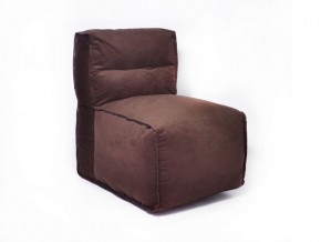 Прямое модульное бескаркасное кресло Комфорт (Шоколад велюр) в Сургуте - surgut.mebel-74.com | фото
