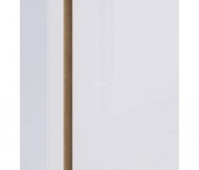 Шкаф 2х дверный с зеркалом Веста СБ-2259 (Дуб Бунратти/Белый глянец) в Сургуте - surgut.mebel-74.com | фото
