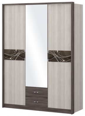 Шкаф 3-х дверный с зеркалом Шк68.2 МС Николь в Сургуте - surgut.mebel-74.com | фото