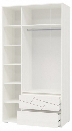Шкаф 3-х дверный с ящиками АДЕЛИНА (4-4832рам.б) в Сургуте - surgut.mebel-74.com | фото