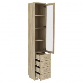 Шкаф для книг с ящиками узкий арт. 205 в Сургуте - surgut.mebel-74.com | фото