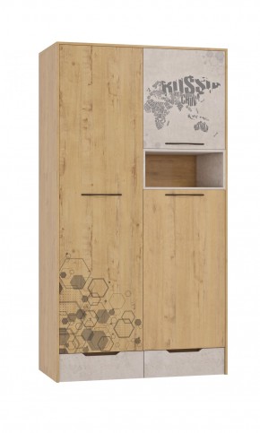 Шкаф для одежды 3 двери и 2 ящика Шк134.0 ДС Стэнфорд в Сургуте - surgut.mebel-74.com | фото