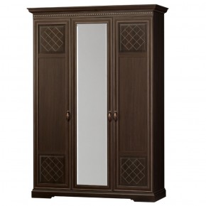 Шкаф для одежды 3-дверный №800 Парма Дуб нортон темный в Сургуте - surgut.mebel-74.com | фото