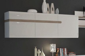 Шкаф навесной 3D/TYP 67, LINATE ,цвет белый/сонома трюфель в Сургуте - surgut.mebel-74.com | фото